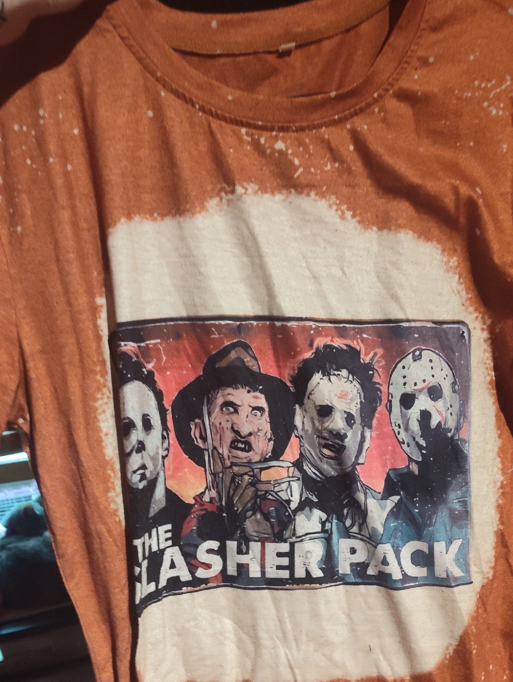 The Slasher Pack Graphic Tee - Rust Orange